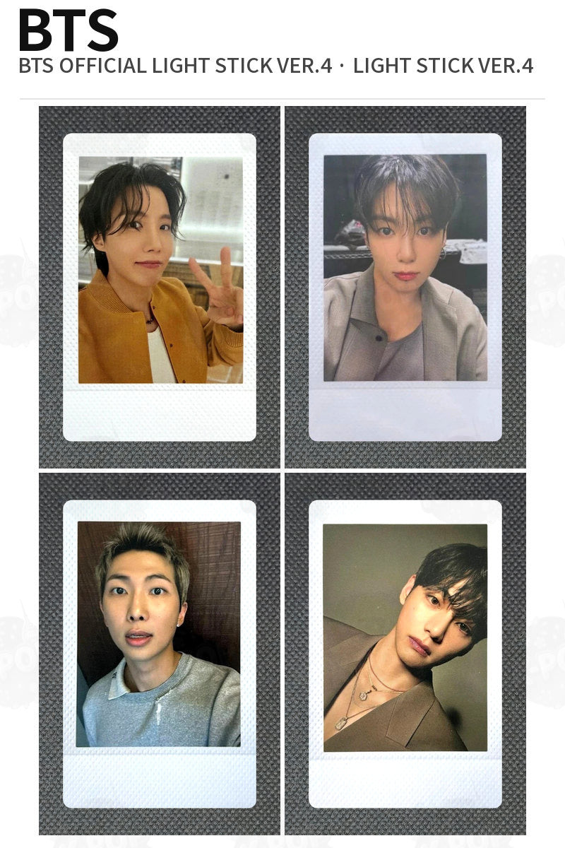 BTS Official OFFICIAL LIGHT STICK VER.4 Photocard Kpop