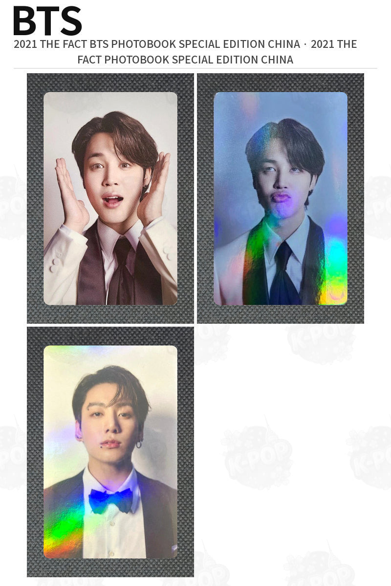BTS Official 2021 THE FACT BTS PHOTOBOOK SPECIAL EDITION CHINA Photocard Kpop