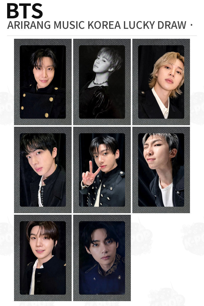 BTS Official ARIRANG MUSIC KOREA LUCKY DRAW Photocard Kpop