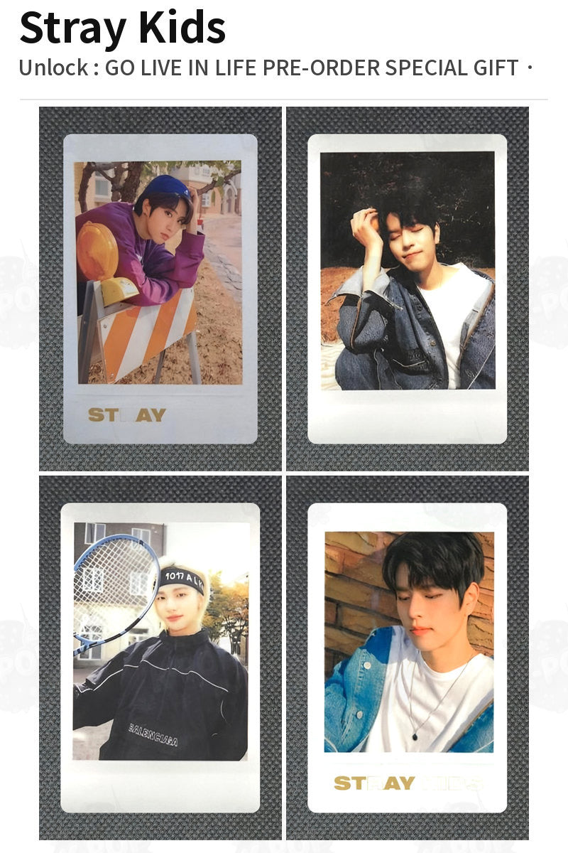 Stray Kids Unlock : GO LIVE IN LIFE PRE-ORDER SPECIAL GIFT SEUNGMIN