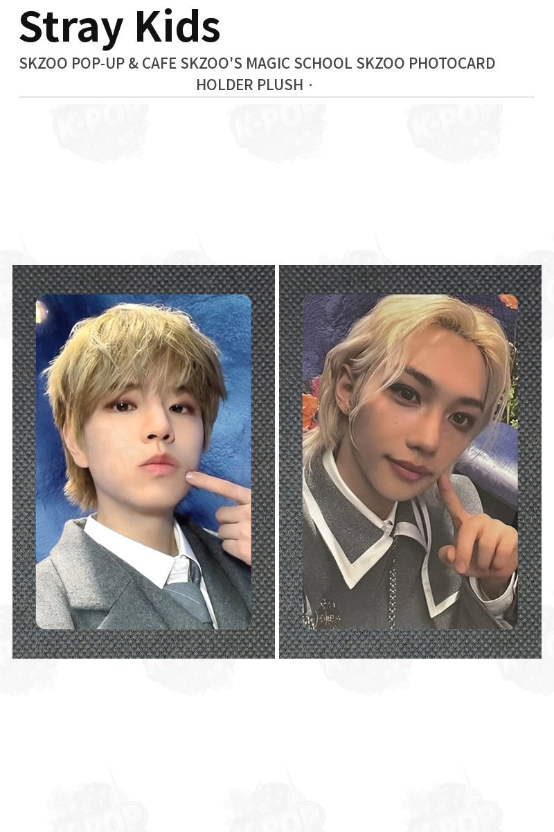 Stray Kids SKZOO POP-UP & CAFE SKZOO'S MAGIC SCHOOL SKZOO PHOTOCARD HOLDER PLUSH SEUNGMIN