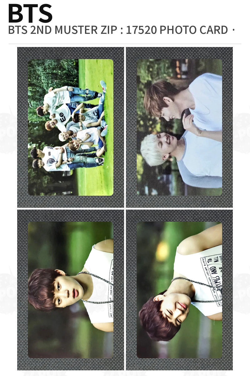 BTS BTS 2ND MUSTER ZIP : 17520 PHOTO CARD Unit