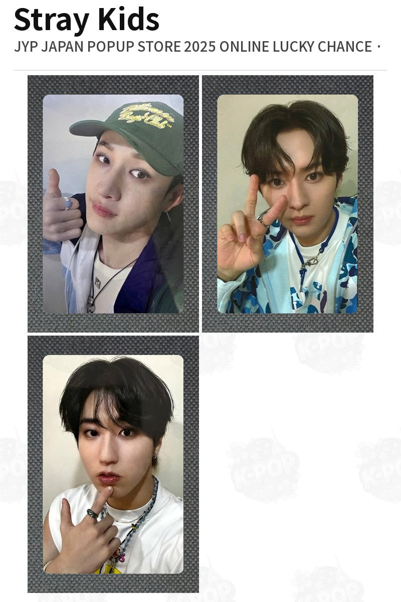 Stray Kids JYP JAPAN POPUP STORE 2025 ONLINE LUCKY CHANCE Han
