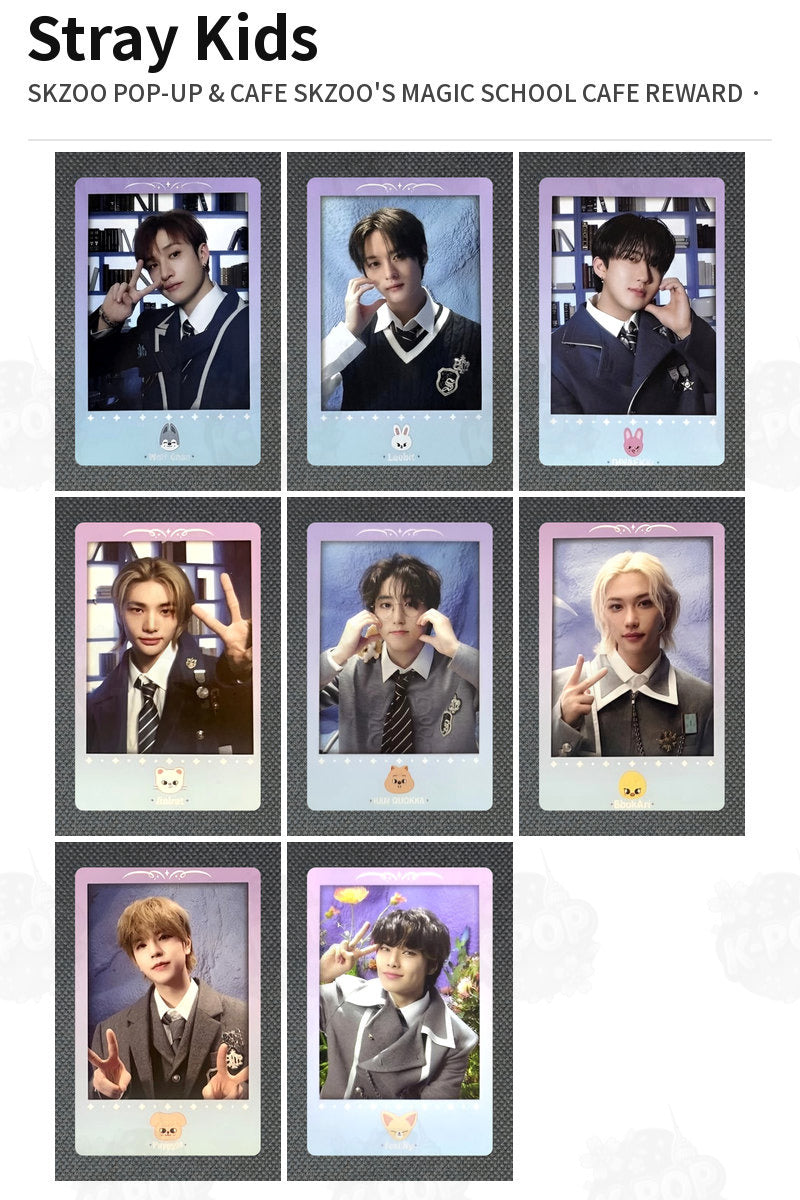 Stray Kids SKZOO POP-UP & CAFE SKZOO'S MAGIC SCHOOL CAFE REWARD LEE KNOW